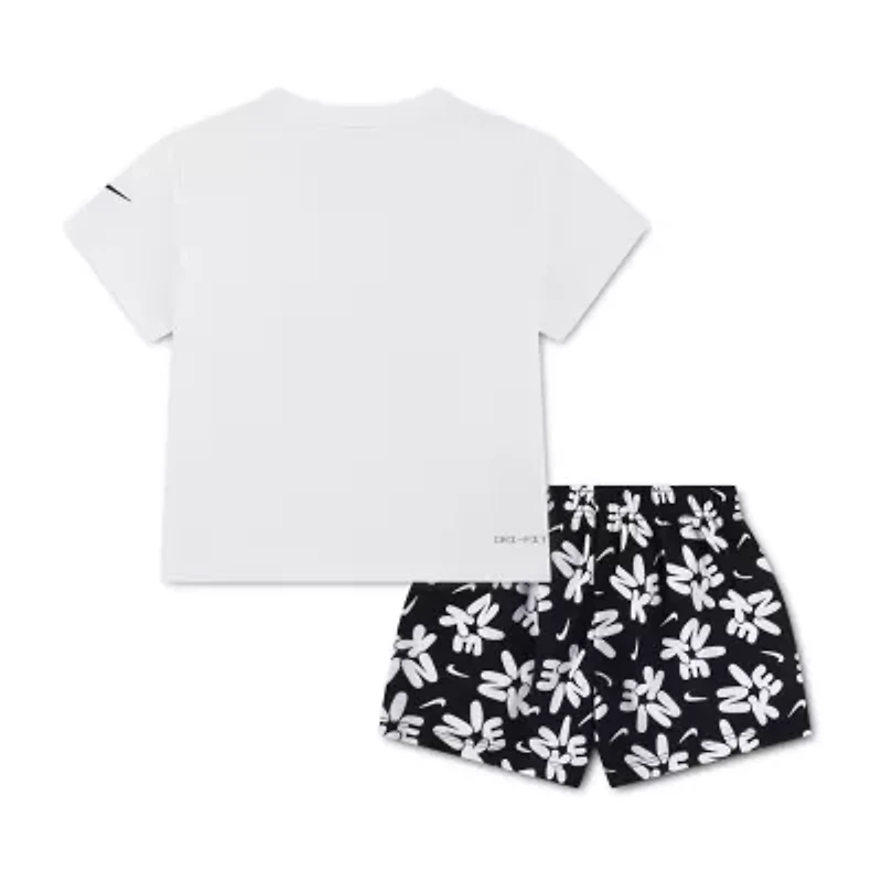 Nike Little Girls 2-pc. Short Set