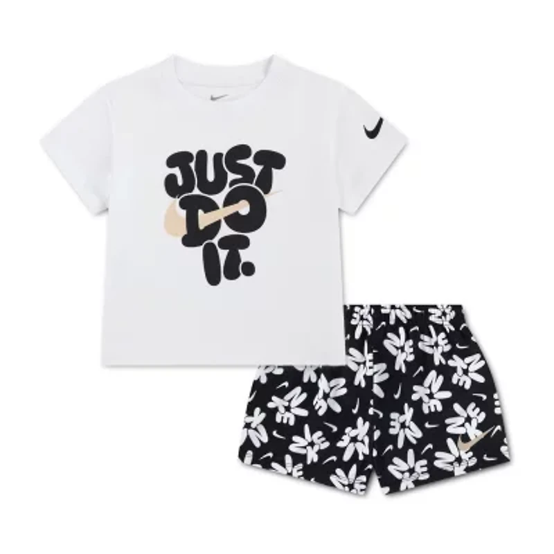 Nike Little Girls 2-pc. Short Set