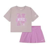 Nike Little Girls 2-pc. Skort Set