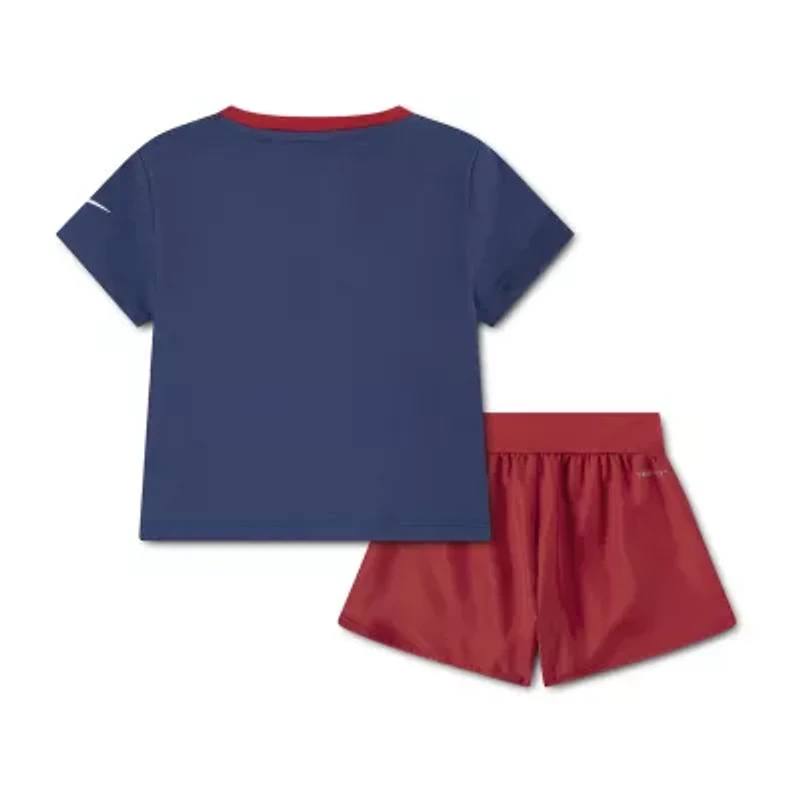 Nike Little Girls 2-pc. Short Set
