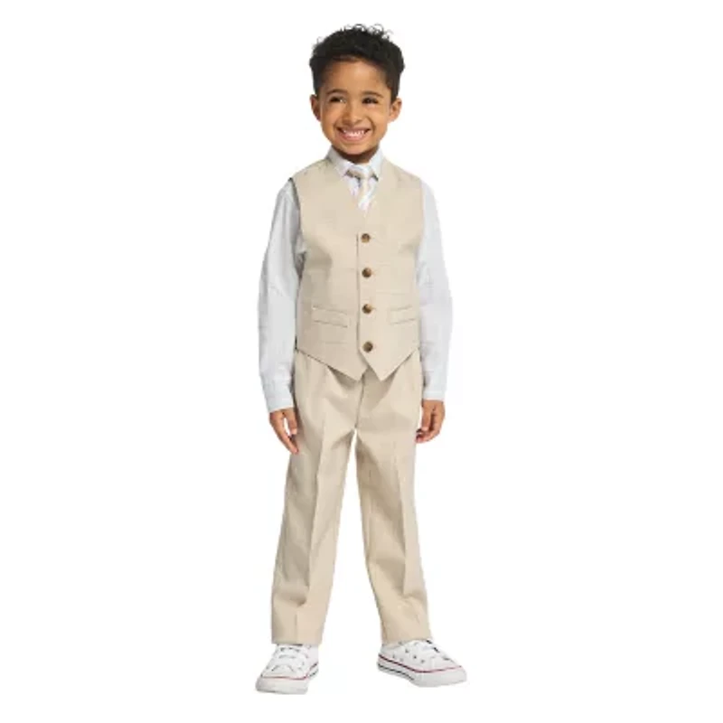 Van Heusen Little & Big Kid Boys 4-pc. Suit Set