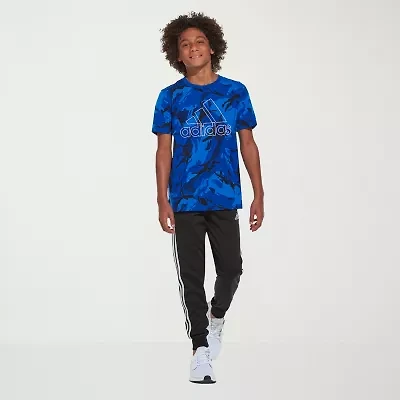 adidas Big Boys Iconic Tricot Jogger Track Pant