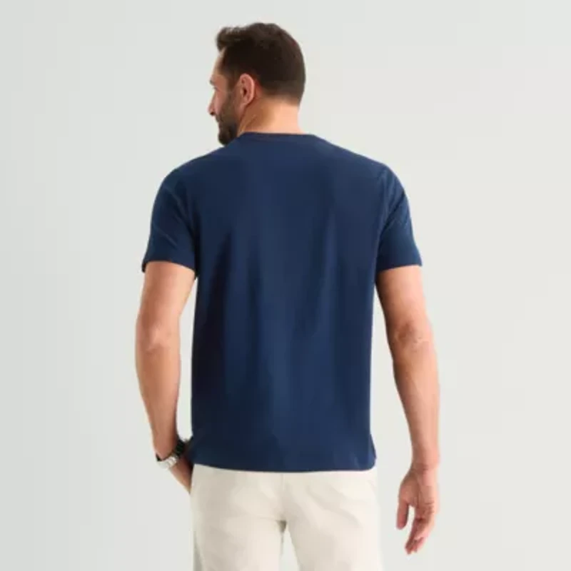 St. John's Bay Super Soft Mens Crew Neck Short Sleeve Stretch Fabric T-Shirt