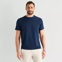 St. John's Bay Super Soft Mens Crew Neck Short Sleeve Stretch Fabric T-Shirt