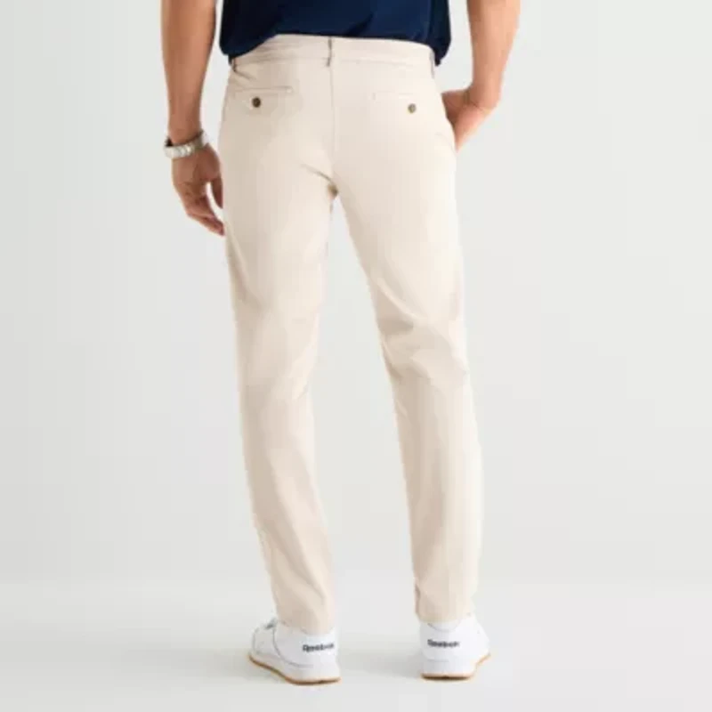 St. John's Bay Stretch Chino Mens Slim Fit Flat Front Pant