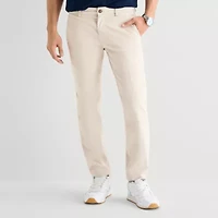 St. John's Bay Stretch Chino Mens Slim Fit Flat Front Pant