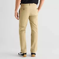 St. John's Bay Stretch Chino Mens Straight Fit Flat Front Pant
