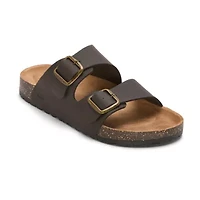 Dockers Mens Adjustable Strap Footbed Sandals