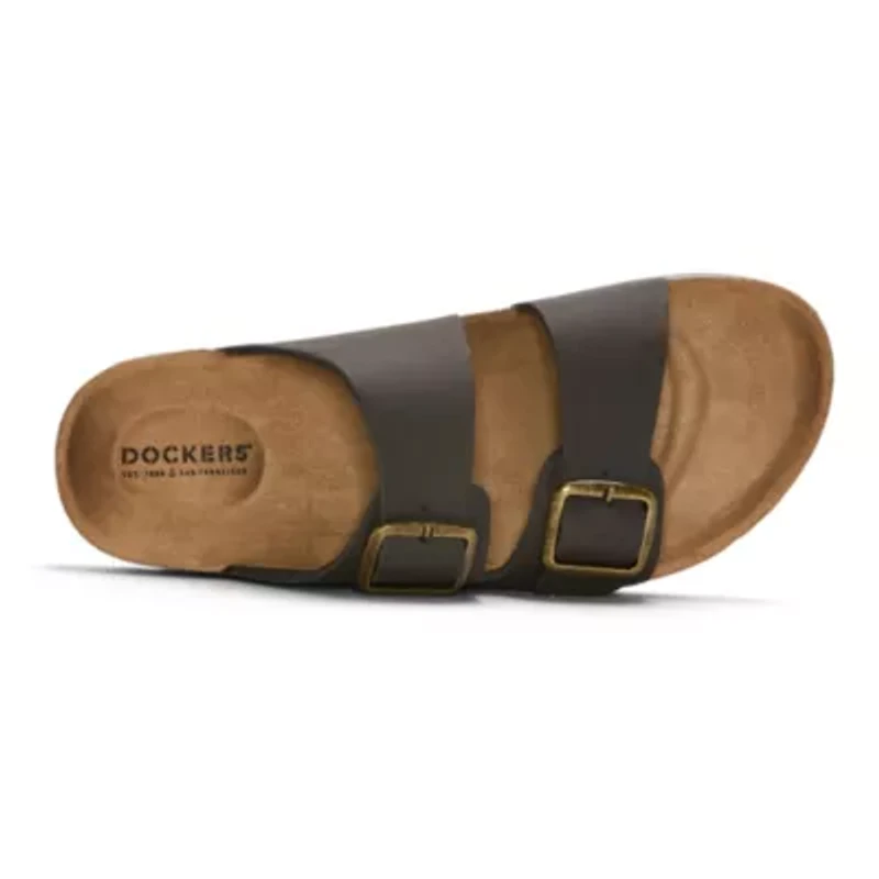 Dockers Mens Adjustable Strap Footbed Sandals