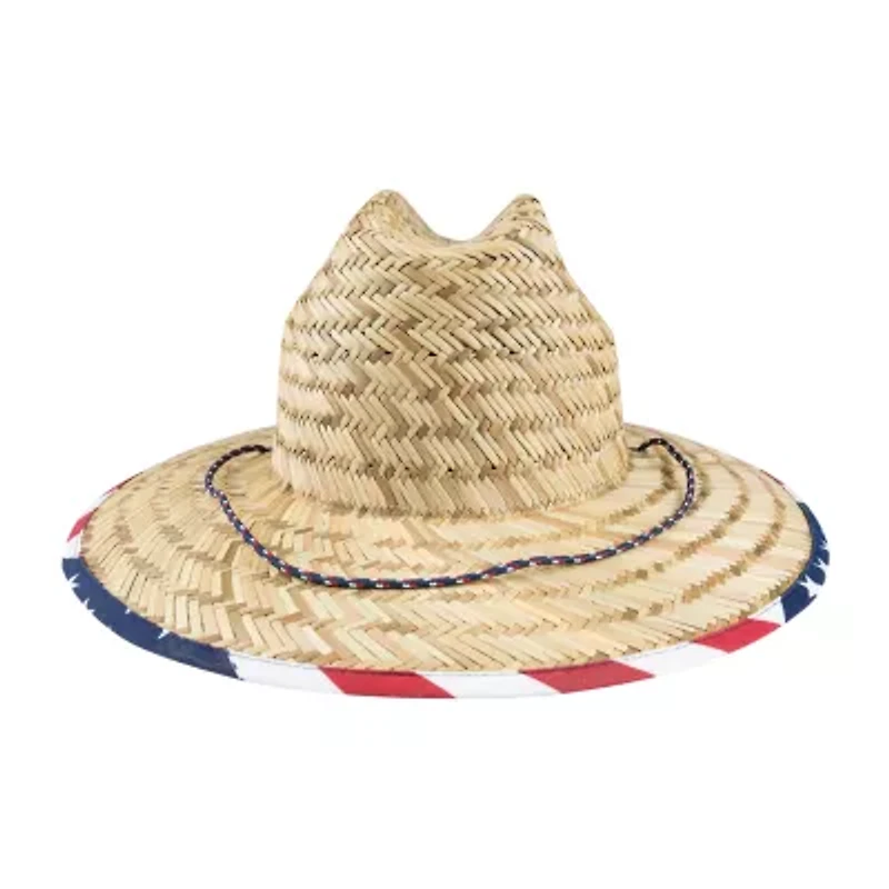 Totes Lifeguard Americana Straw Mens Safari Hat