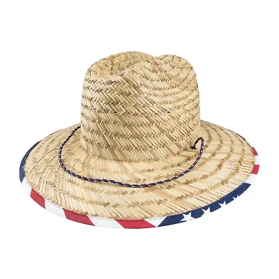 Totes Lifeguard Americana Straw Mens Safari Hat