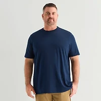St. John's Bay Super Soft Mens Crew Neck Short Sleeve Quick Dry Big and Tall T-Shirt