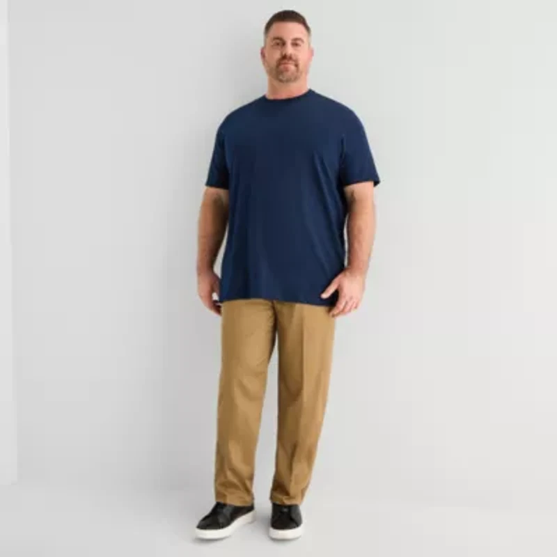 St. John's Bay Super Soft Mens Crew Neck Short Sleeve Quick Dry Big and Tall T-Shirt