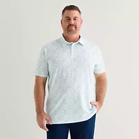 St. John's Bay Performance Big and Tall Mens Classic Fit Short Sleeve Polo Shirt