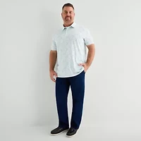 St. John's Bay Performance Big and Tall Mens Classic Fit Short Sleeve Polo Shirt