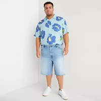 Arizona Baggy Fit Mens 12" Mid Rise Big and Tall Denim Short