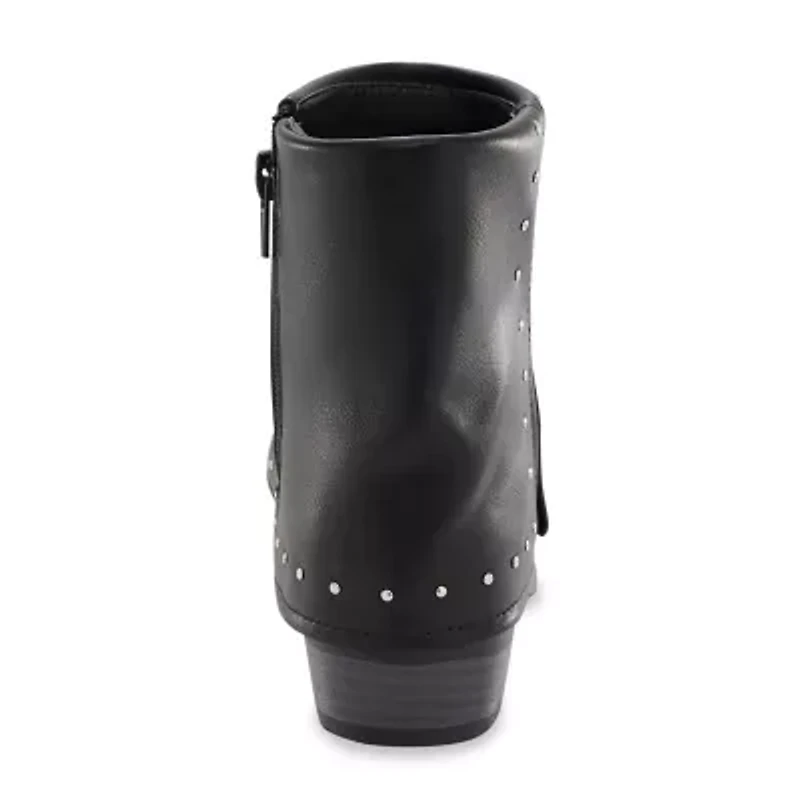 BCBG Girls Big Kid Cassidy Flat Heel Motorcycle Boots