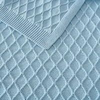 Martha Stewart Bonnie Knit Lightweight Throw