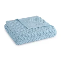 Martha Stewart Bonnie Knit Lightweight Throw