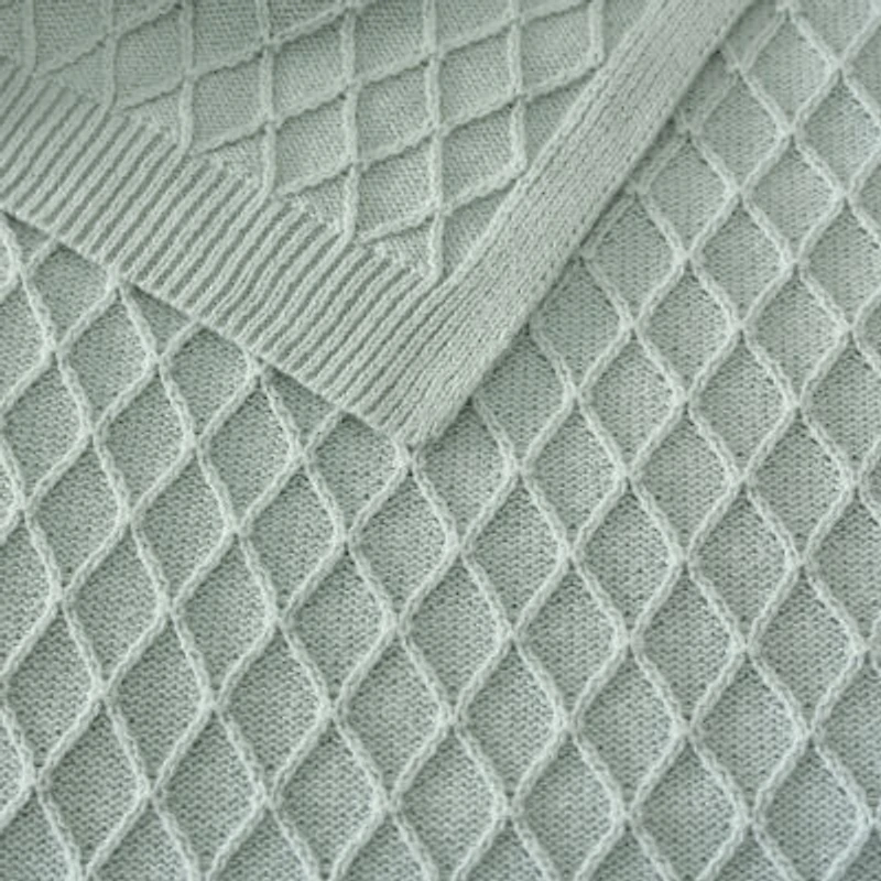Martha Stewart Bonnie Knit Lightweight Throw