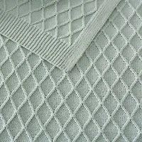 Martha Stewart Bonnie Knit Lightweight Throw