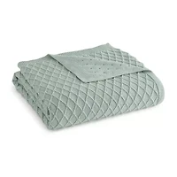 Martha Stewart Bonnie Knit Lightweight Throw