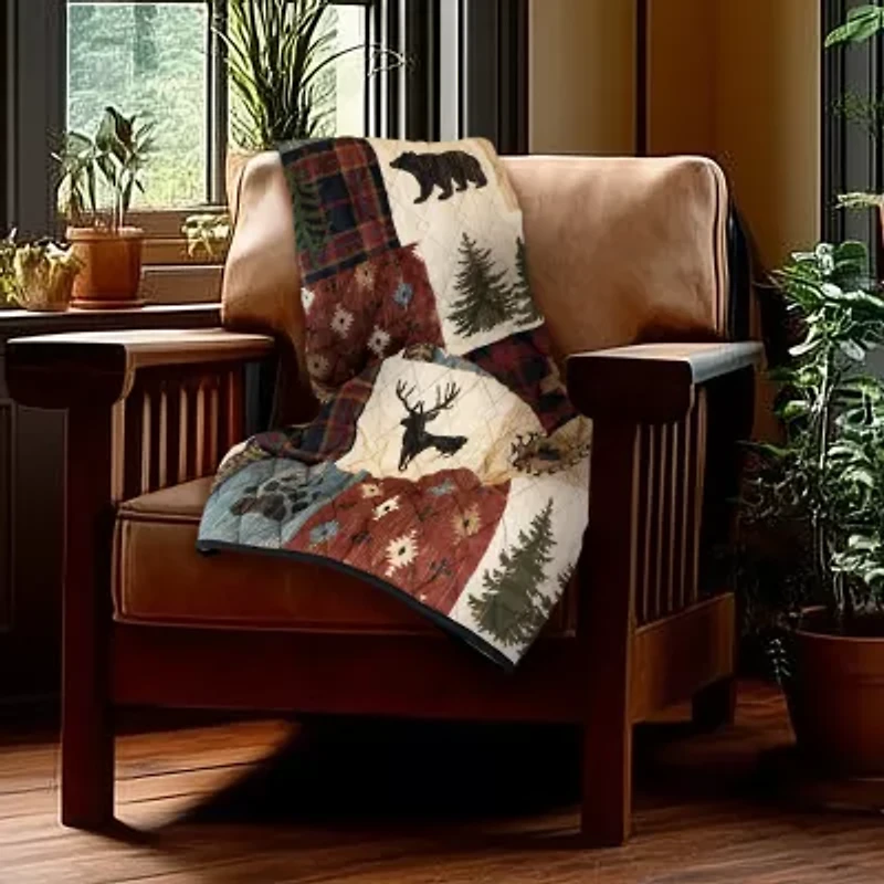 Your Lifestyle By Donna Sharp Woodland Patch Lightweight Throw
