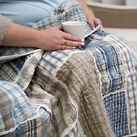 Donna Sharp Slate Cobblestone Lightweight Throw