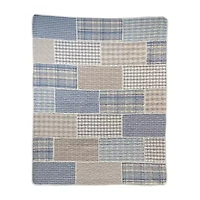 Donna Sharp Slate Cobblestone Lightweight Throw