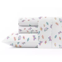 Pointehaven Crisp Printed Cotton Sheet Set