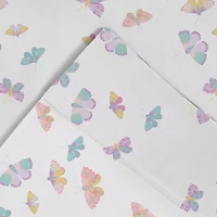 Pointehaven Crisp Printed Cotton Sheet Set