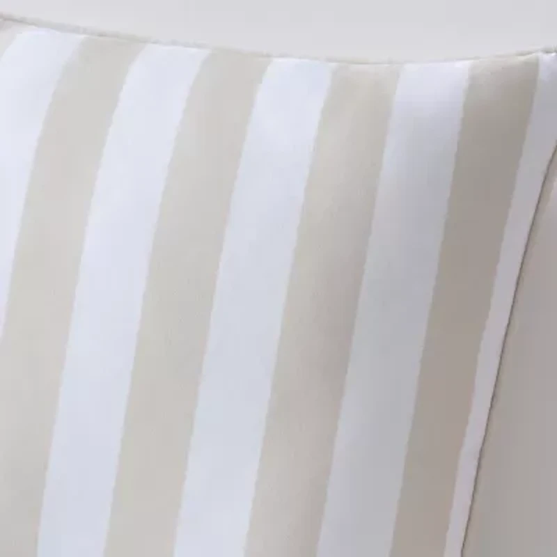 Martha Stewart Stripe 18x18 Square Throw Pillow