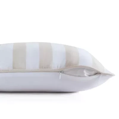 Martha Stewart Stripe 18x18 Square Throw Pillow