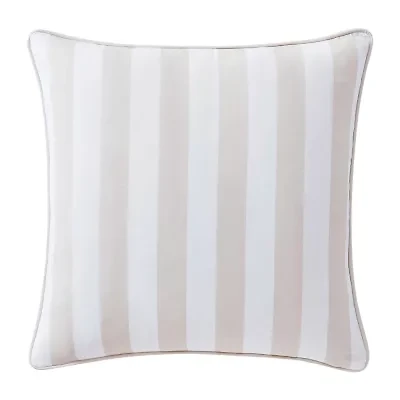 Martha Stewart Stripe 18x18 Square Throw Pillow