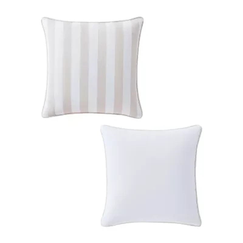 Martha Stewart Stripe 18x18 Square Throw Pillow