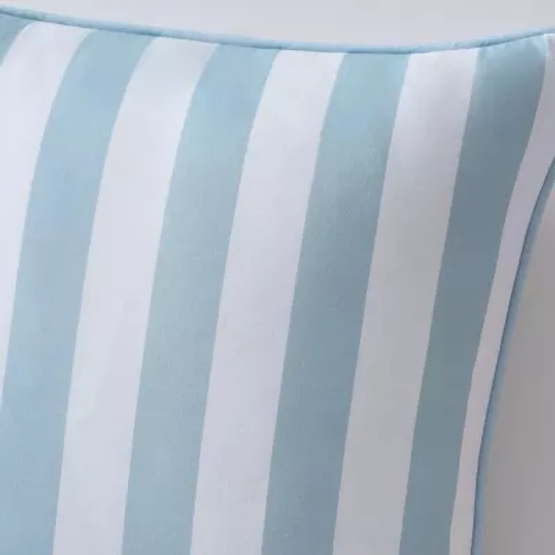 Martha Stewart Stripe 18x18 Square Throw Pillow