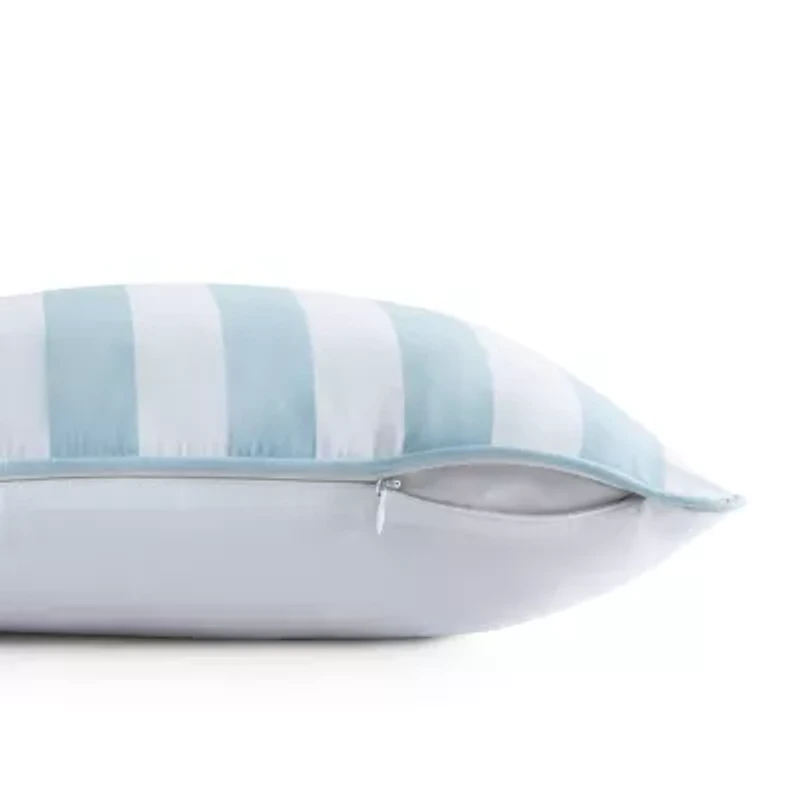 Martha Stewart Stripe 18x18 Square Throw Pillow