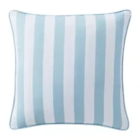 Martha Stewart Stripe 18x18 Square Throw Pillow