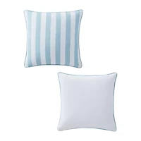 Martha Stewart Stripe 18x18 Square Throw Pillow