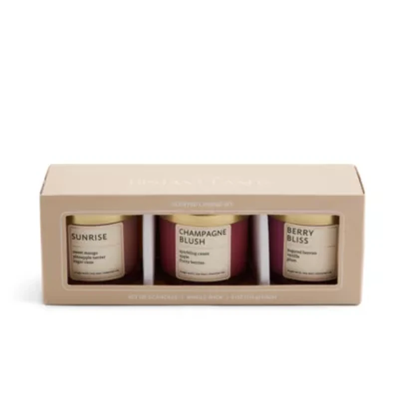 Distant Lands 4oz Fruity 3-pc. Jar Candle