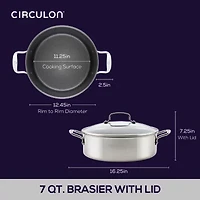 Circulon Non-Stick Stainless Steel Braising Pan