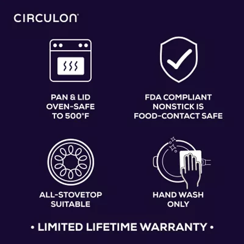 Circulon Non-Stick Stainless Steel Braising Pan