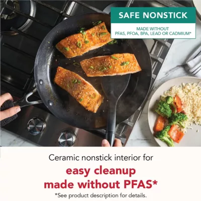 KitchenAid Stainless Steel 3-Ply Base 12" Frying Pan