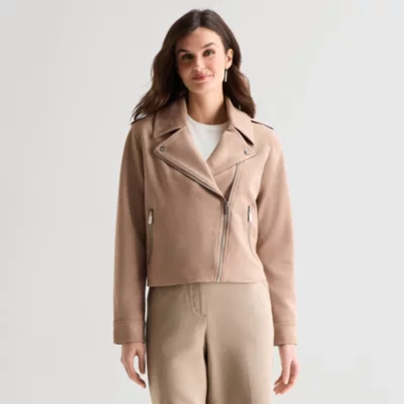 Worthington Womens Lightweight Motorcycle Jacket