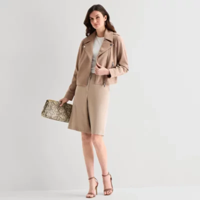 Worthington Womens Lightweight Motorcycle Jacket