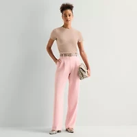 Worthington Womens Crew Neck Short Sleeve T-Shirt