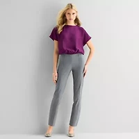 Worthington Womens Short Sleeve Blouse