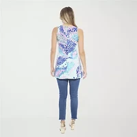 24seven Comfort Apparel Womens Scoop Neck Sleeveless Tank Top