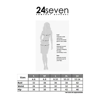 24seven Comfort Apparel Womens Elbow Sleeve Relaxed Fit Henley Shirt