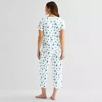 Adonna Womens Short Sleeve 2-pc. Pajama Sets